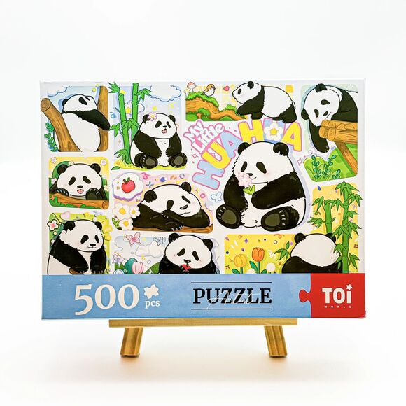 We Love Hua Hua 500 Piece Jigsaw Puzzle - Picture 1 of 5